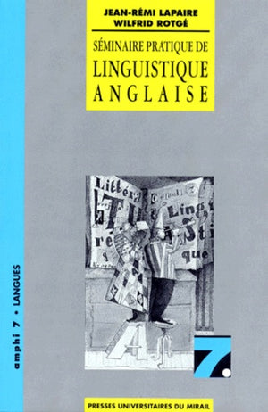 Séminaire pratique de linguistique anglaise