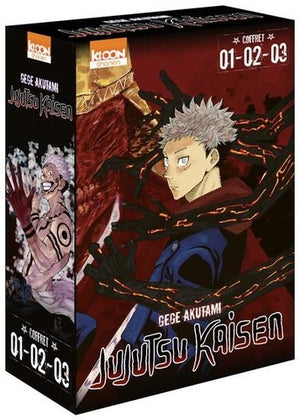 Coffret Jujutsu Kaisen vol. 1 à 3