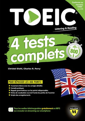 TOEIC : 4 TESTS COMPLETS