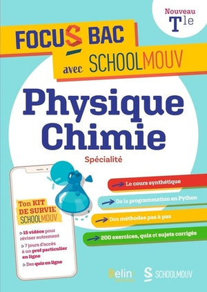 Focus Bac Physique-Chimie Spécialité Terminale