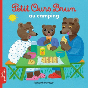 Petit ours brun au camping