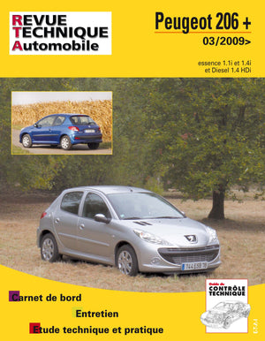 Revue Technique RTA B735.5 PEUGEOT 206 + (2009 à 2013)