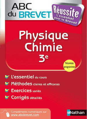 ABC du BREVET Réussite Physique - Chimie 3e