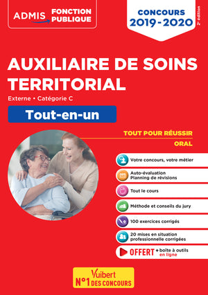 Concours Auxiliaire de soins territorial - Catégorie C - Tout-en-un: Concours externe 2019-2020