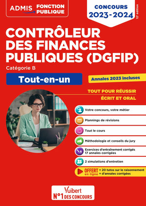 Concours Contrôleur des Finances publiques (DGFIP) - Catégorie B - Tout-en-un