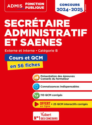 Concours Secrétaire administratif et SAENES - Catégorie B