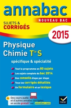 Annales Annabac 2015 Physique-Chimie Tle S