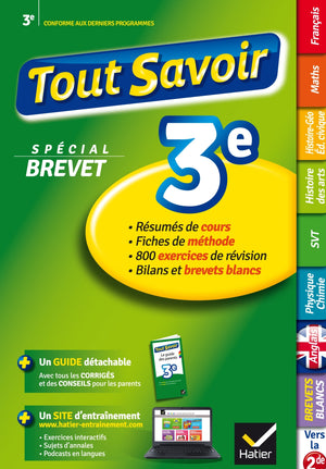 Tout savoir 3e spécial brevet