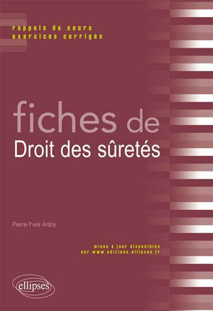 Fiches de Droit des sûretés