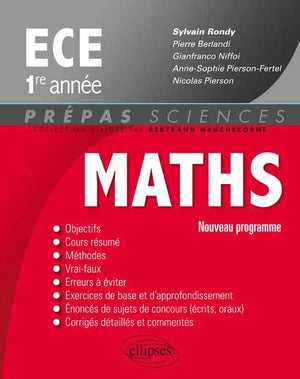 Maths ECE 1ère Année Conforme au Programme 2013