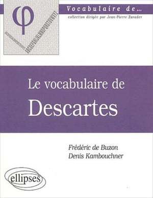 Le vocabulaire de Descartes