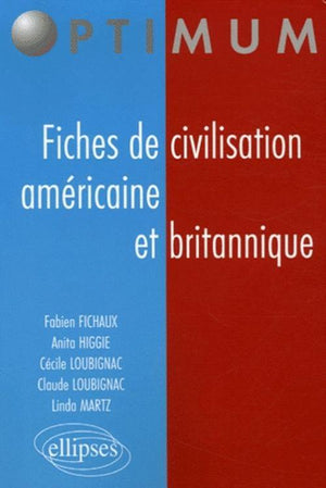 Fiches de civilisation américaine et britannique