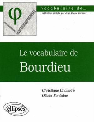 Le vocabulaire de Bourdieu