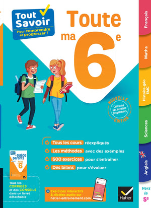 Tout savoir 6e - Tout en un