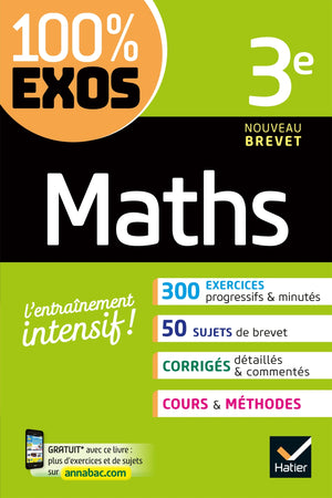 Maths 3e: exercices résolus - Troisième