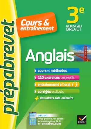 Anglais 3e (A2-B1) - Prépabrevet Cours & entraînement