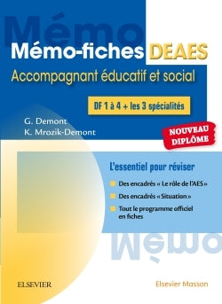 Mémo-fiches DEAES - Diplôme d'Etat d'Accompagnant Educatif et Social