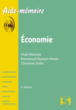 Économie - Aide-mémoire