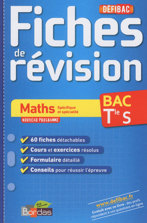 Defibac fiches maths term S