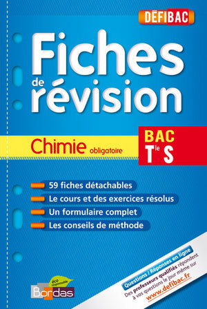 Défibac Fiches Chimie Terminale S