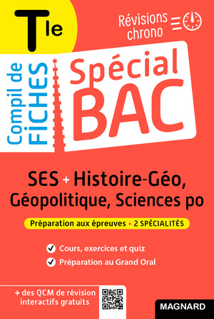 Spécial Bac Compil de Fiches SES-Histoire-Géo-Géopolitique-Sciences Po Tle Bac 2023