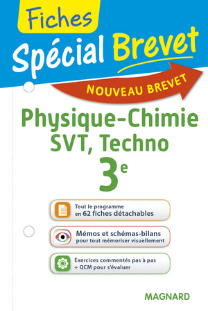 Spécial Brevet - Fiches Sciences 3e