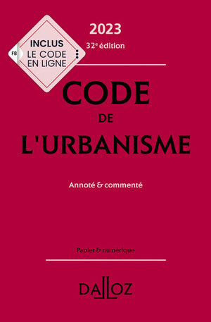 Code de l'urbanisme 2023