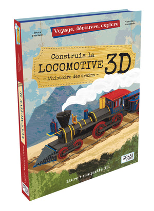 Construis la locomotive 3D - L'histoire des trains