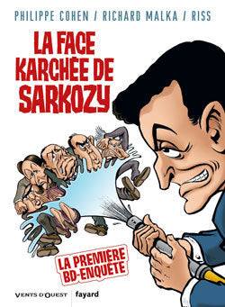 La face karchée de Sarkozy