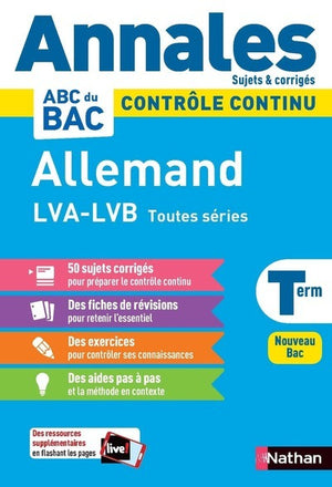 Annales ABC du BAC 2024 - Allemand Tle LVA-LVB