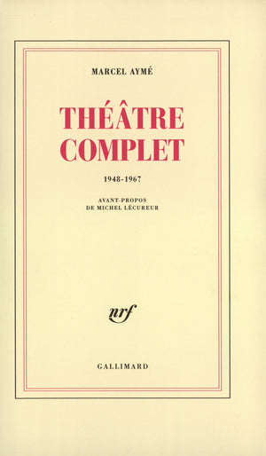 Théâtre complet: (1948-1967)