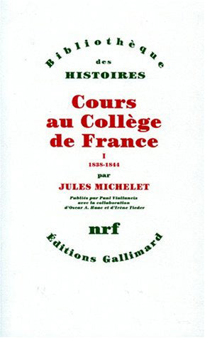 Cours au Collège de France (1838-1851)