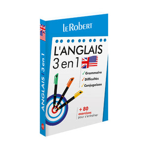 Le Robert - L'anglais 3 en 1 : grammaire, difficultés, conjugaison