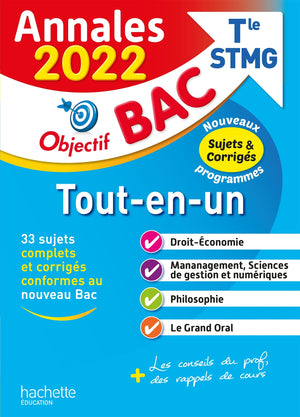 Annales BAC 2022 - STMG Tout-en-un