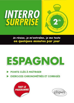 Interro surprise espagnol 2de