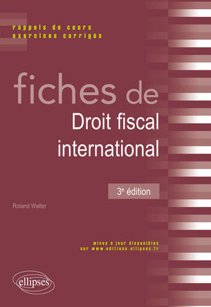 Fiches de droit fiscal international