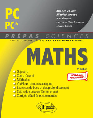 Mathématiques PC/PC* - Programme 2022