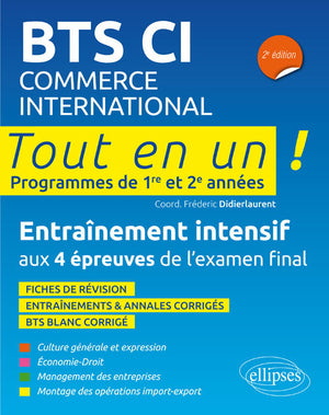 BTS CI Commerce International Tout en Un Programmes de 1re et 2e Années