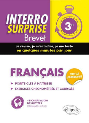 Interro surprise Brevet français Troisième