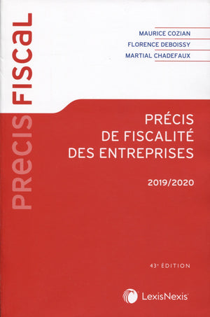 Précis de fiscalité des entreprises 2019/2020