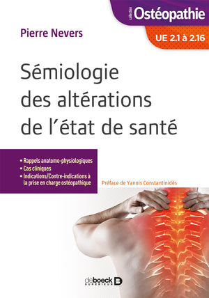 Sémiologie des altérations de l'état de santé