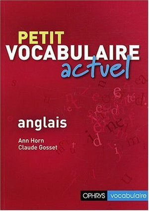 Petit vocabulaire actuel - anglais