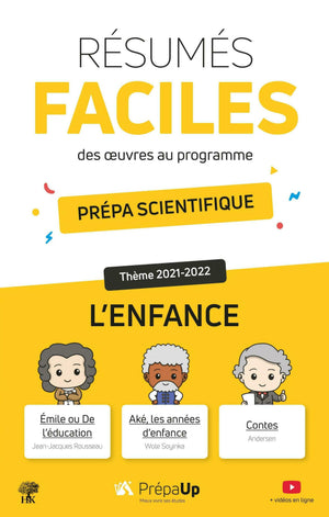 L'enfance - Prépas Scientifiques 2022 - Rousseau : Émile ou De l'éducation, Soyinka : Aké, les années d'enfance, Andersen : Contes