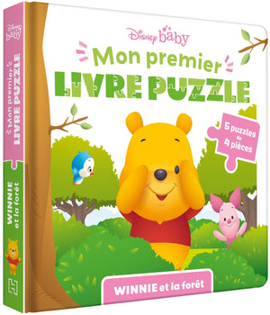 Mon Premier livre puzzle - 4 pièces - Winnie et la forêt