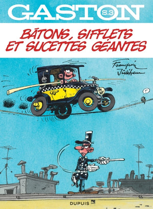 Bâtons, sifflets et sucettes géantes