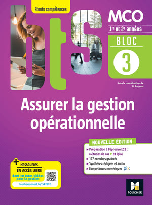 Bloc 3 Assurer la gestion opérationnelle - BTS MCO - 1&2 années