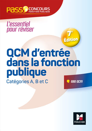 Pass'Concours - QCM d'entrée dans la fonction publique