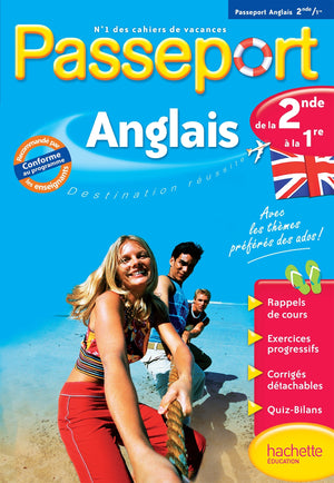 Passeport - Anglais de la 2de à la 1re - Cahier de vacances