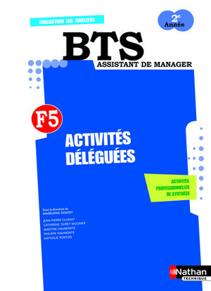 Activités déléguées BTS 2 Assistant de gestion PME-PMI