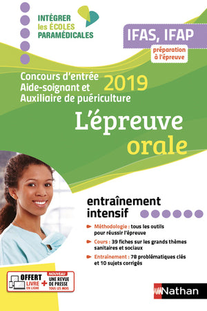 L'épreuve orale - Concours d'entrée aide-soignant et auxiliaire de puériculture - 2019